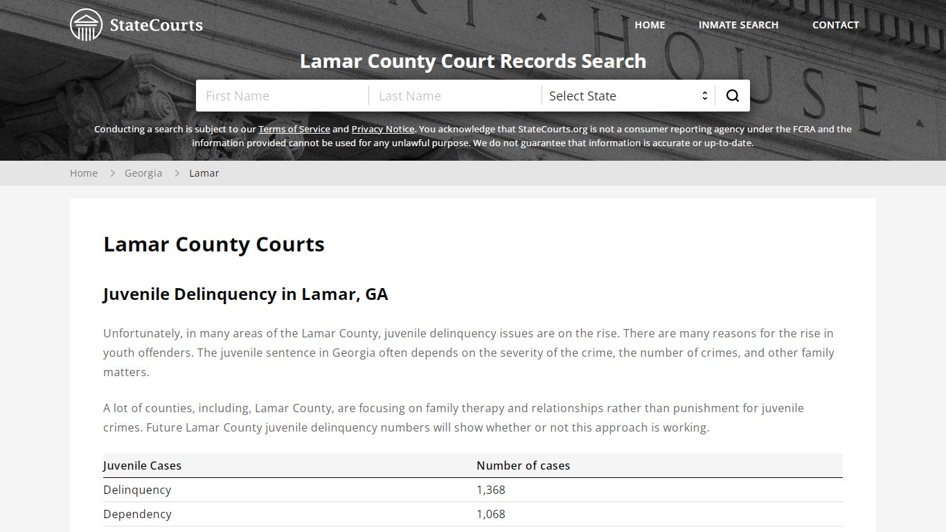 Lamar County, GA Courts - Records & Cases - StateCourts